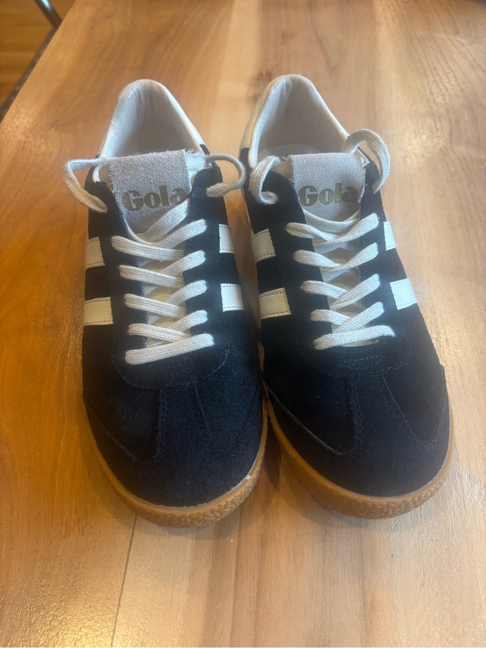 Gola Elan Black Suede Sneakers